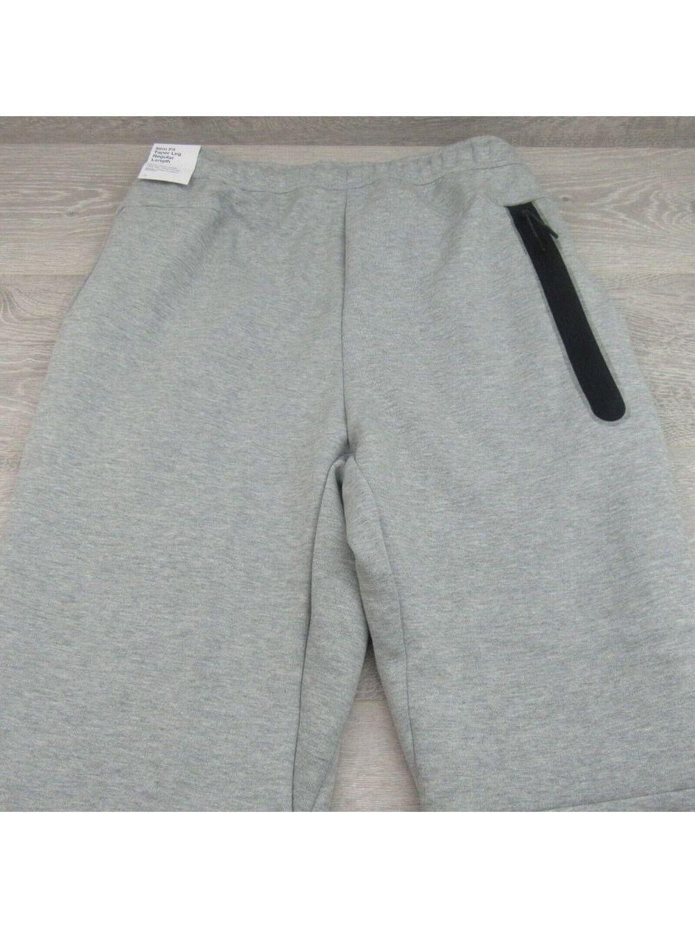 Nike Sportswear Tech Fleece Jogger Pants Men's Size XL Grey Heather NEW - Picture 6 of 14